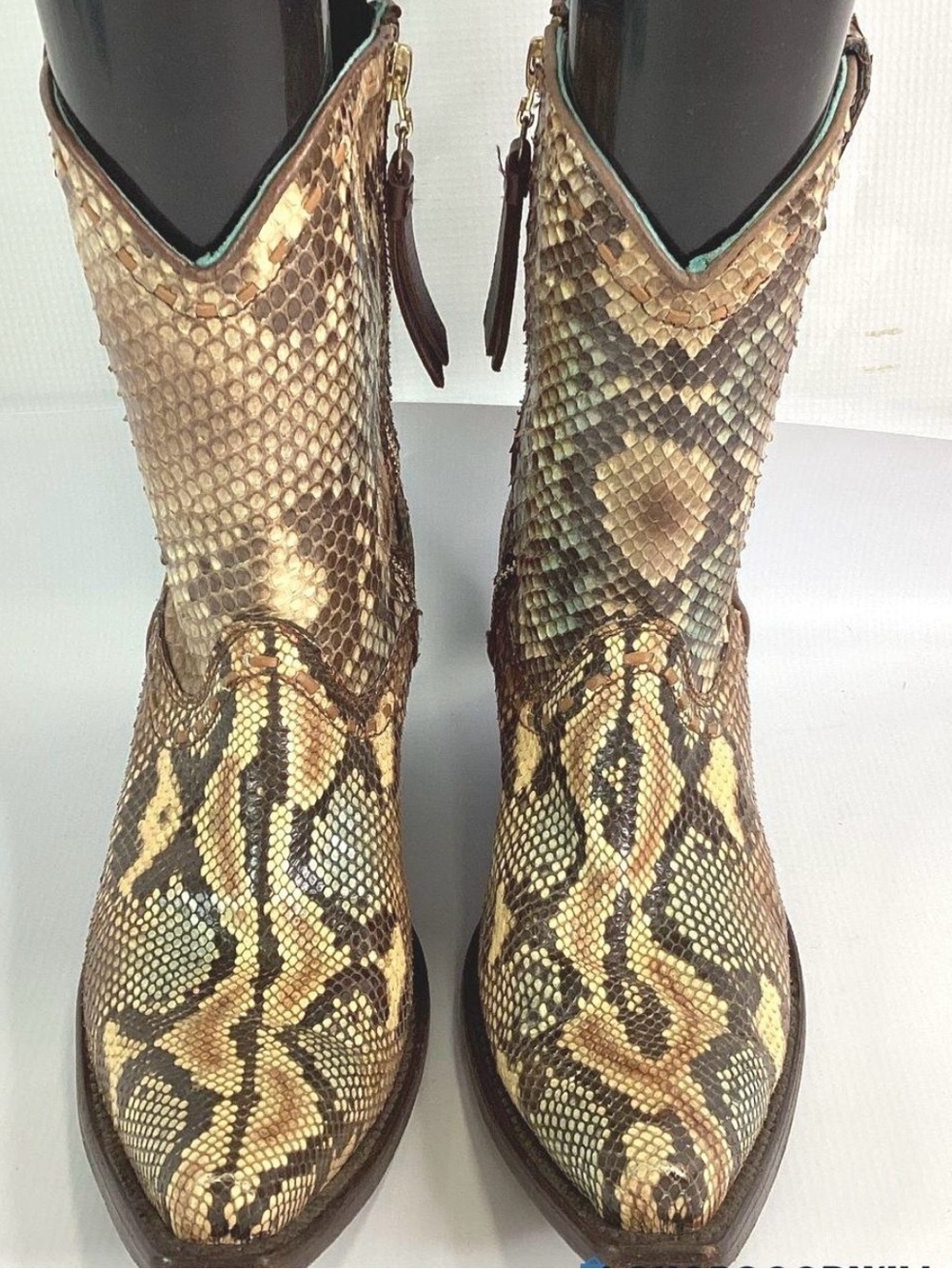 Corral Genuine Python Western Boots Size 7
